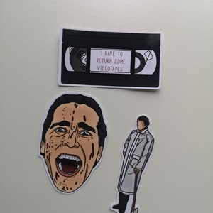 American Psycho Themed Movie Sticker Set