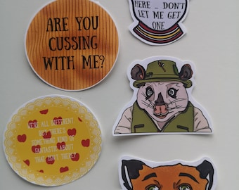Fantastic Mr Fox Inspired Sticker Set