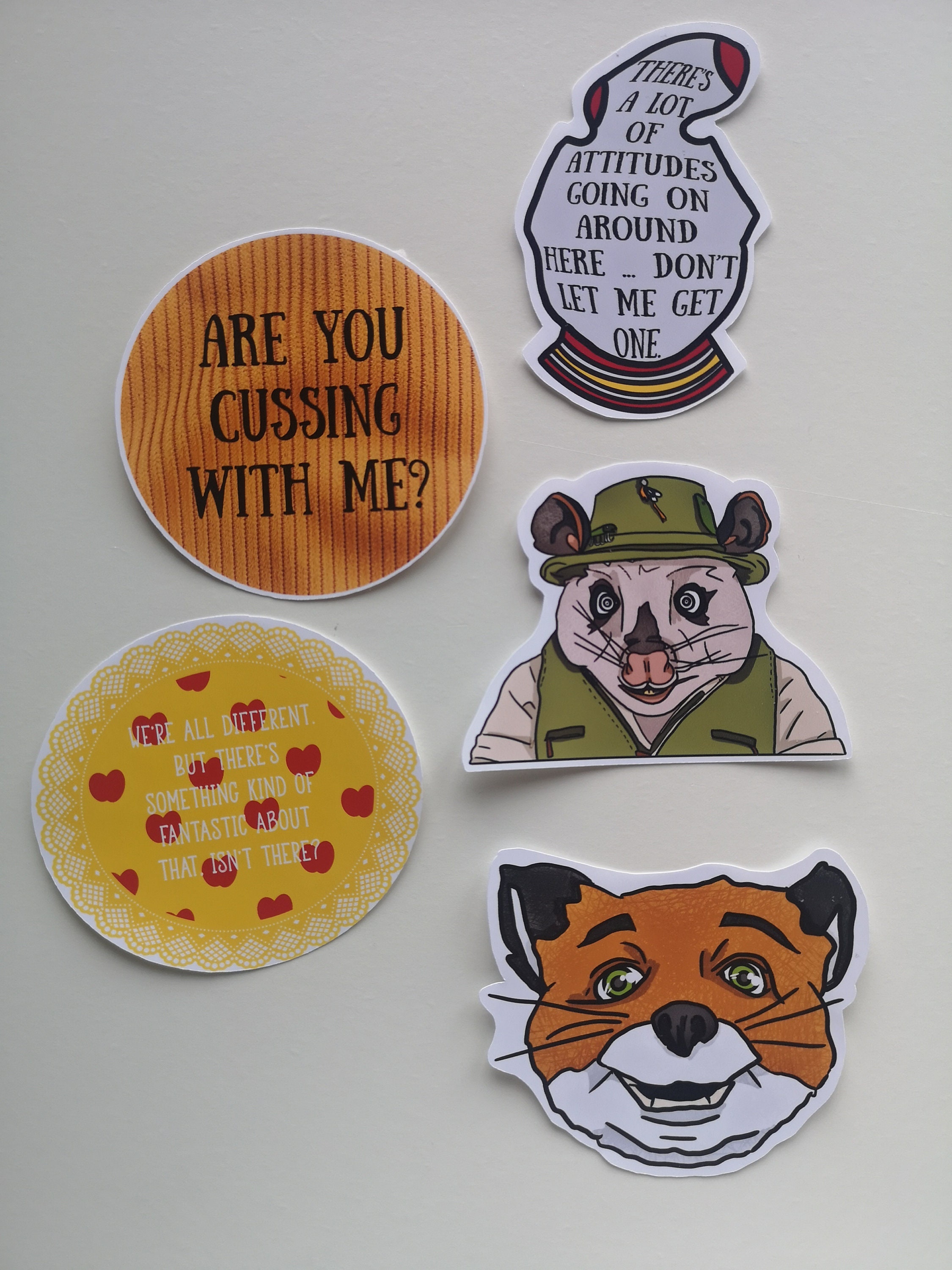 Fantastic Mr Fox Inspired Sticker Set - Etsy Canada