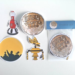 Mystery Science Theater 3000 Theme Sticker Set
