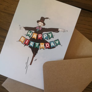 Turnip-Head Howl's Moving Castle Happy Birthday Greeting Card