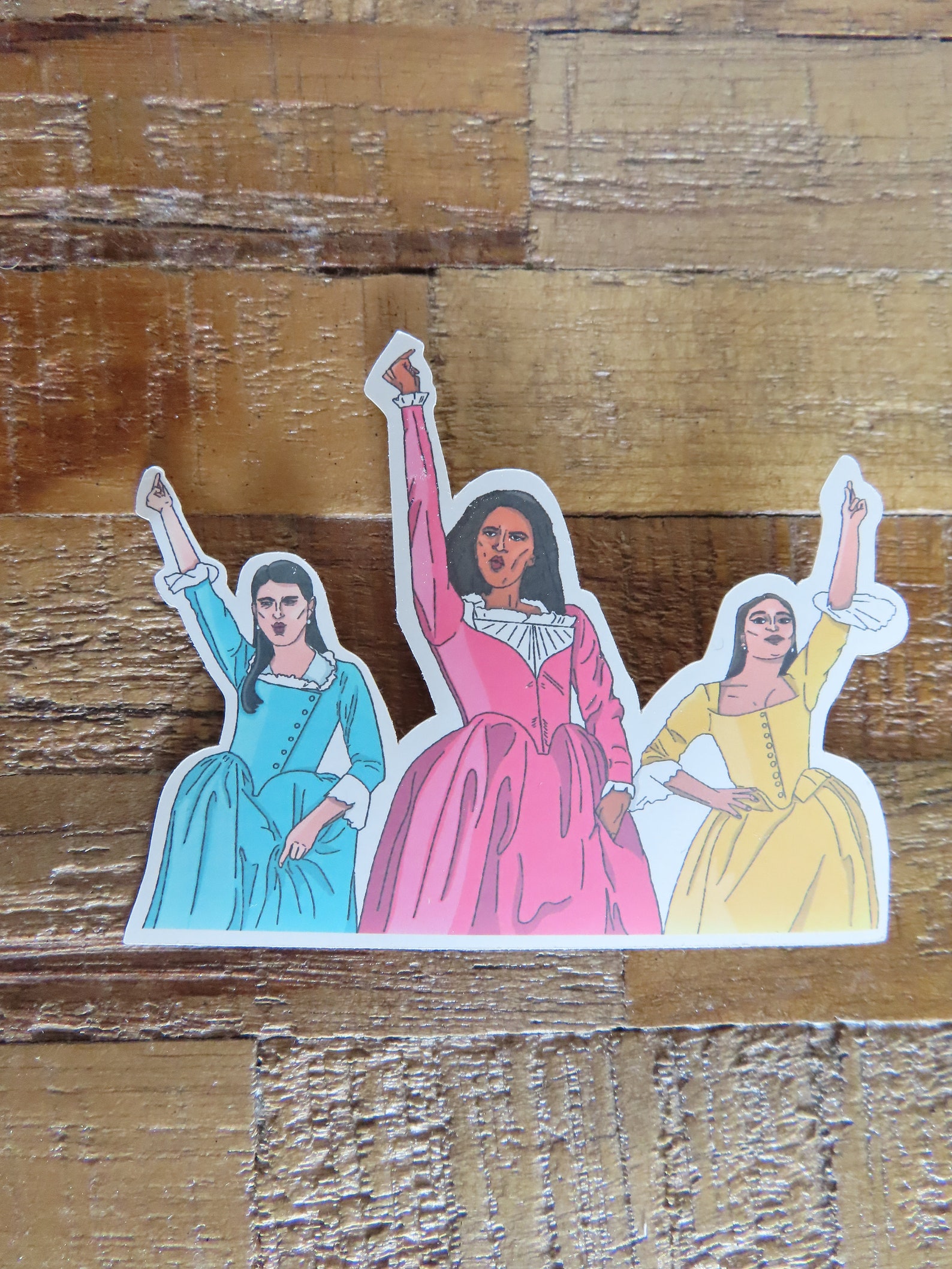 Hamilton Musical Themed Glossy Stickers - Etsy