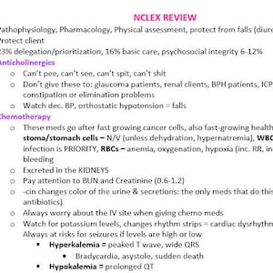 NCLEX MAIN TOPICS review