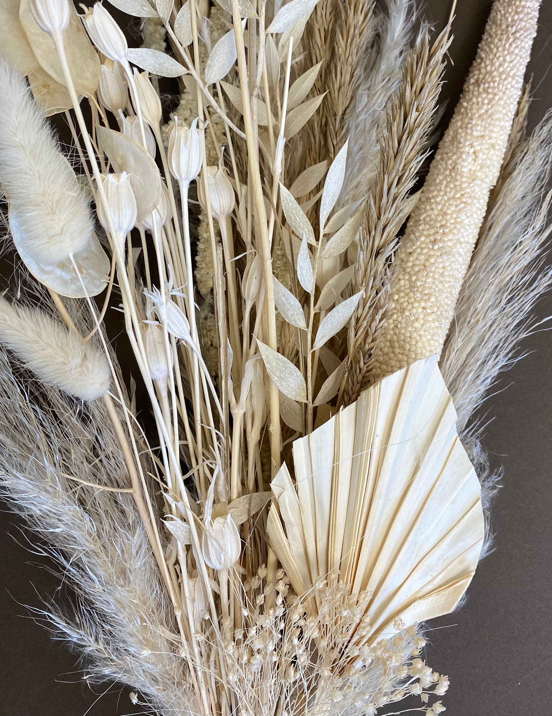 Medium neutral dried flower arrangement Etsy