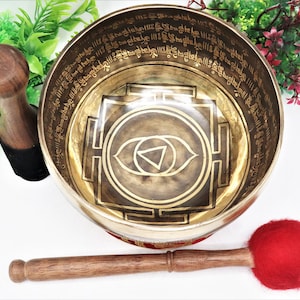 7 inches diameter Tibetan singing bowl-master healing yogi singing bowl for-meditation-Peace and love-Mindfulness- made in Nepal
