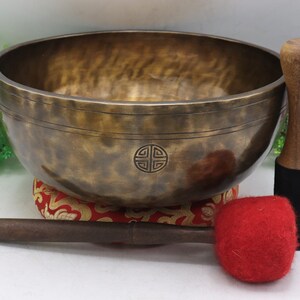 11 inches master healing full moon  singing bowl- Tibetan mantra carved singing bowl- meditation, sound healing, yoga hand made in Nepal