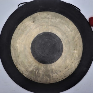 extra large 100 cm gong - tibetan gong meditation, sound healing-hand made gong temple gong - gong for chakra , yoga