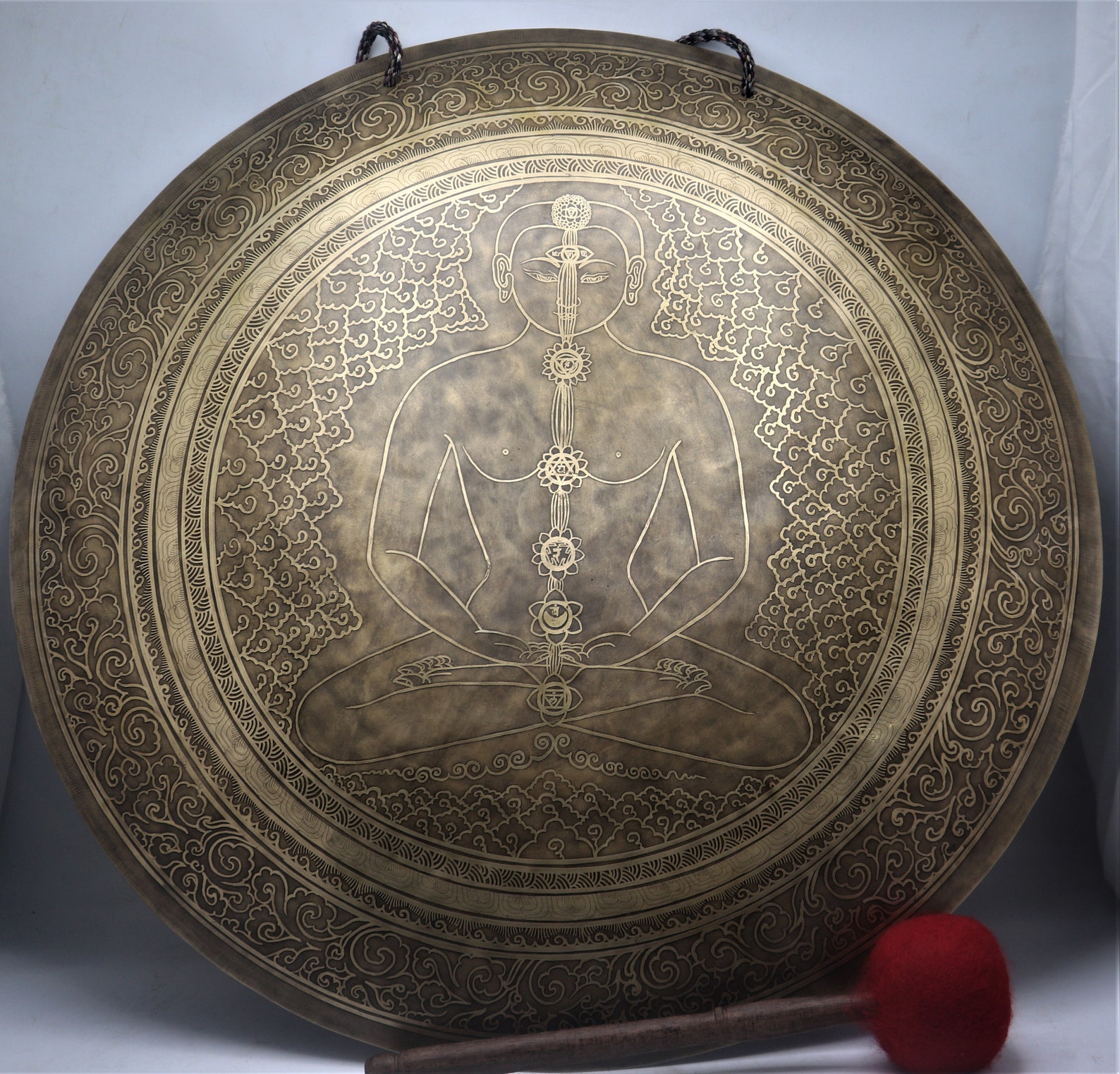 25 Inch Diameter Hand Made Tibetan Gong Sound Healing Etsy