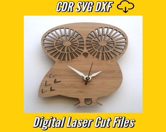 Wall Clock SVG Cut File Multilayer Vector Templates Cnc - Etsy