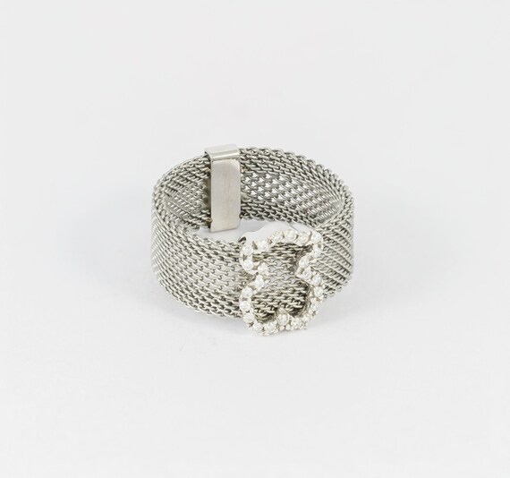 Conjunto Tous pulsera y anillo en oro blanco 18k … - image 4
