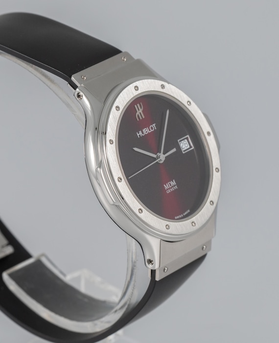 Hublot Classic MDM Geneve Bordeaux Dial Ref 1523.1