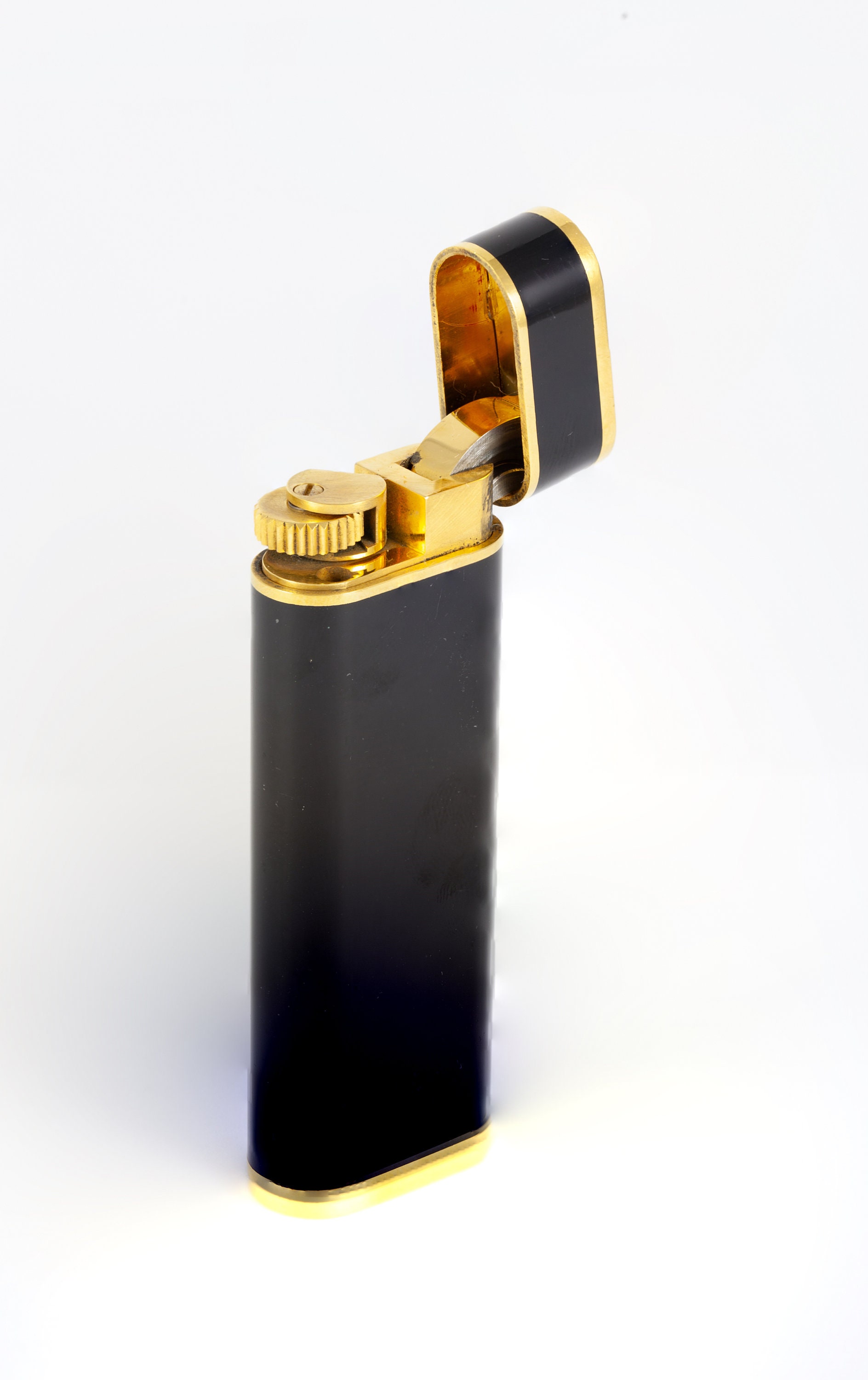 Cartier Lighter Black Lacquer Plaque or G - Etsy