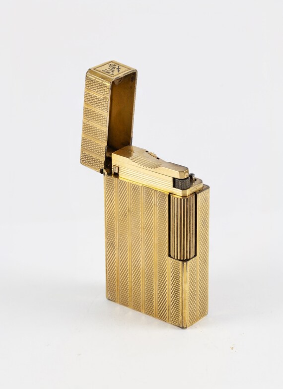 S.T. Dupont Ligne 1 Large Lighter Gold Plated - Etsy