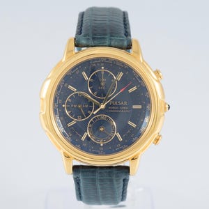 Chronographe Pulsar World Timer Réf : N94J-7A10 A0