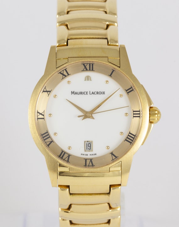 Maurice Lacroix Miros Yellow Gold 18k Ref 69842 7101 Etsy UK