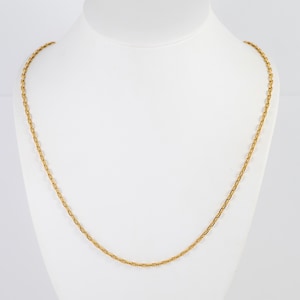 18k 750 gold chain 60cm