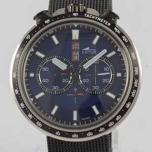 Lotus Chronograph Steel Blue Dial