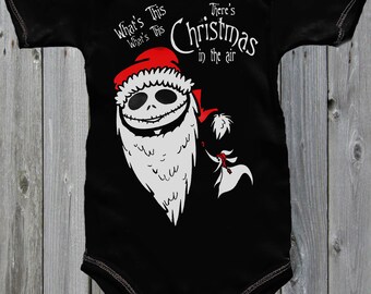 jack skellington baby grow