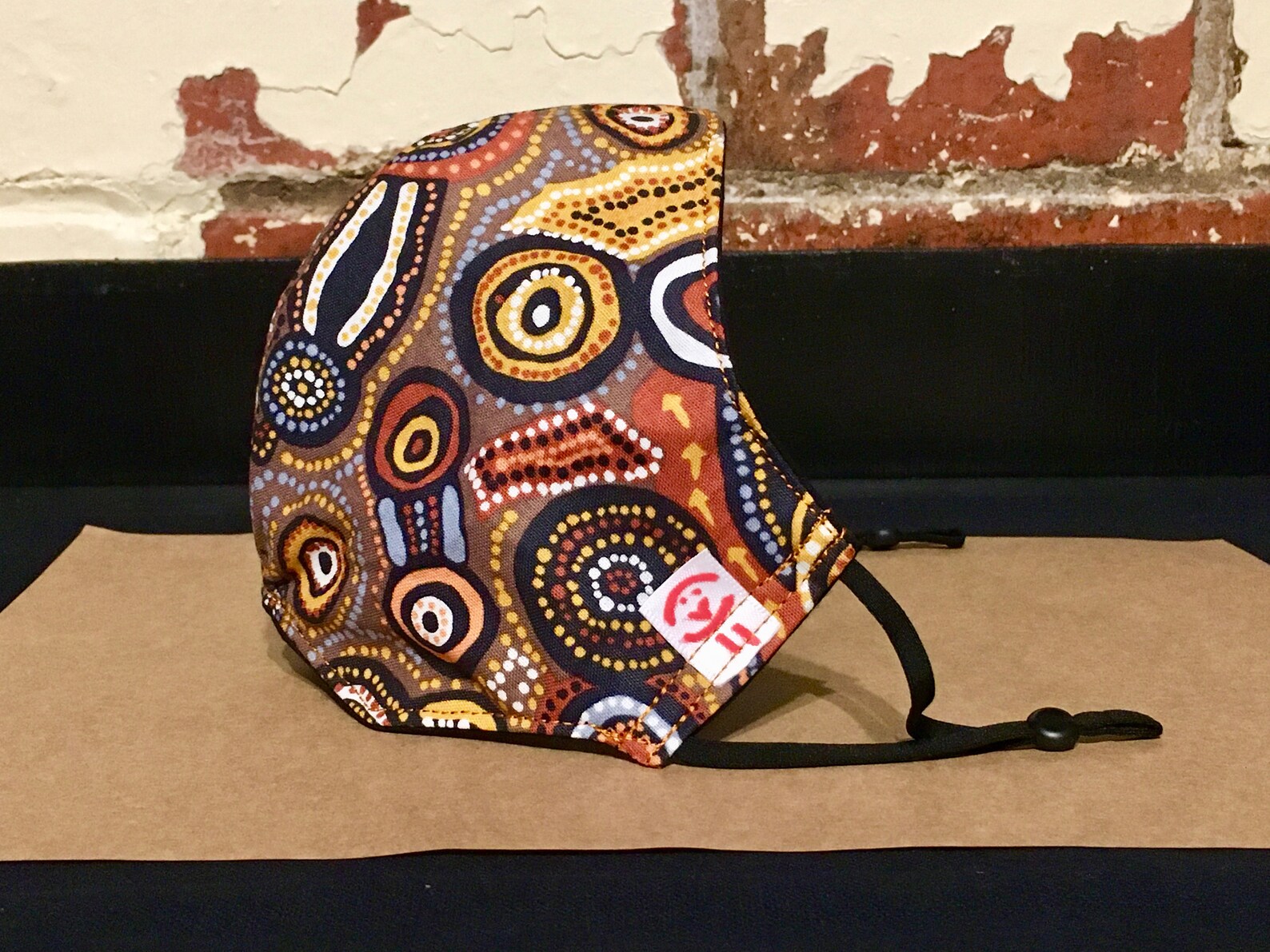 DELUXE Aboriginal Indigenous Dot Art Face mask 3 layer Etsy