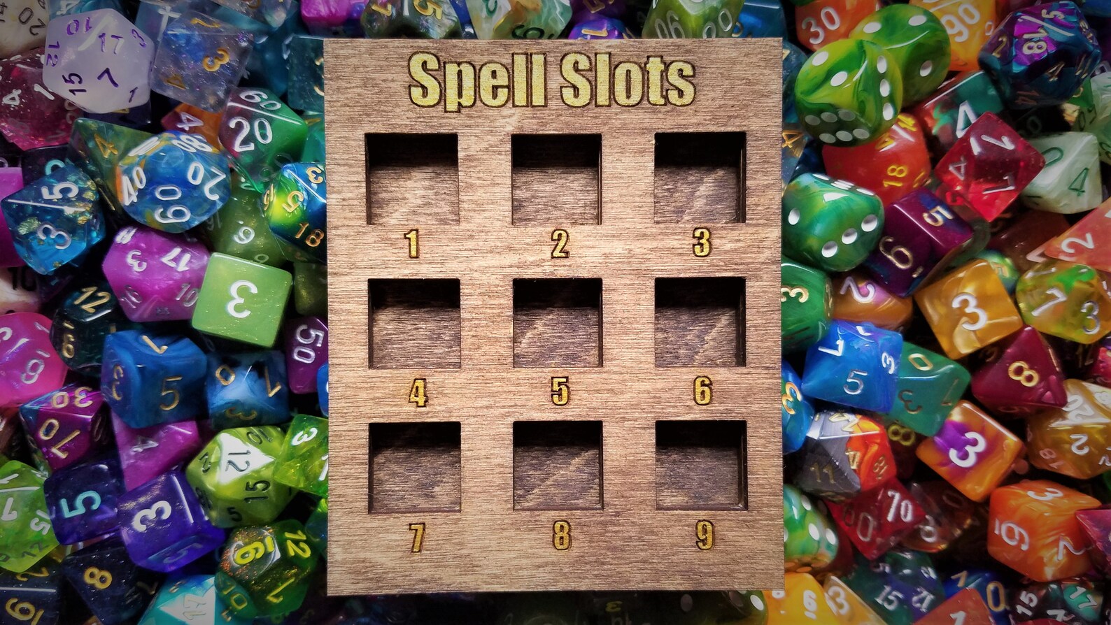 D&amp;D Spell Slot Tracker DnD Dungeons and Dragons RPG | Etsy