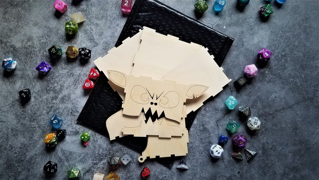 DIY Dice Goblin Build Your Own Dice Box Craft Kit Tabletop Gaming TTRPG