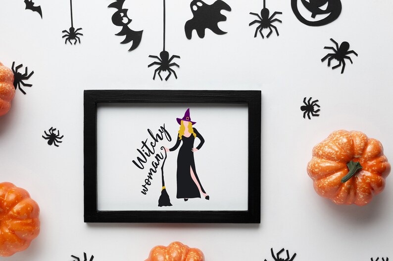 Download Witchy woman svg Sassy witch svg Halloween invitation | Etsy