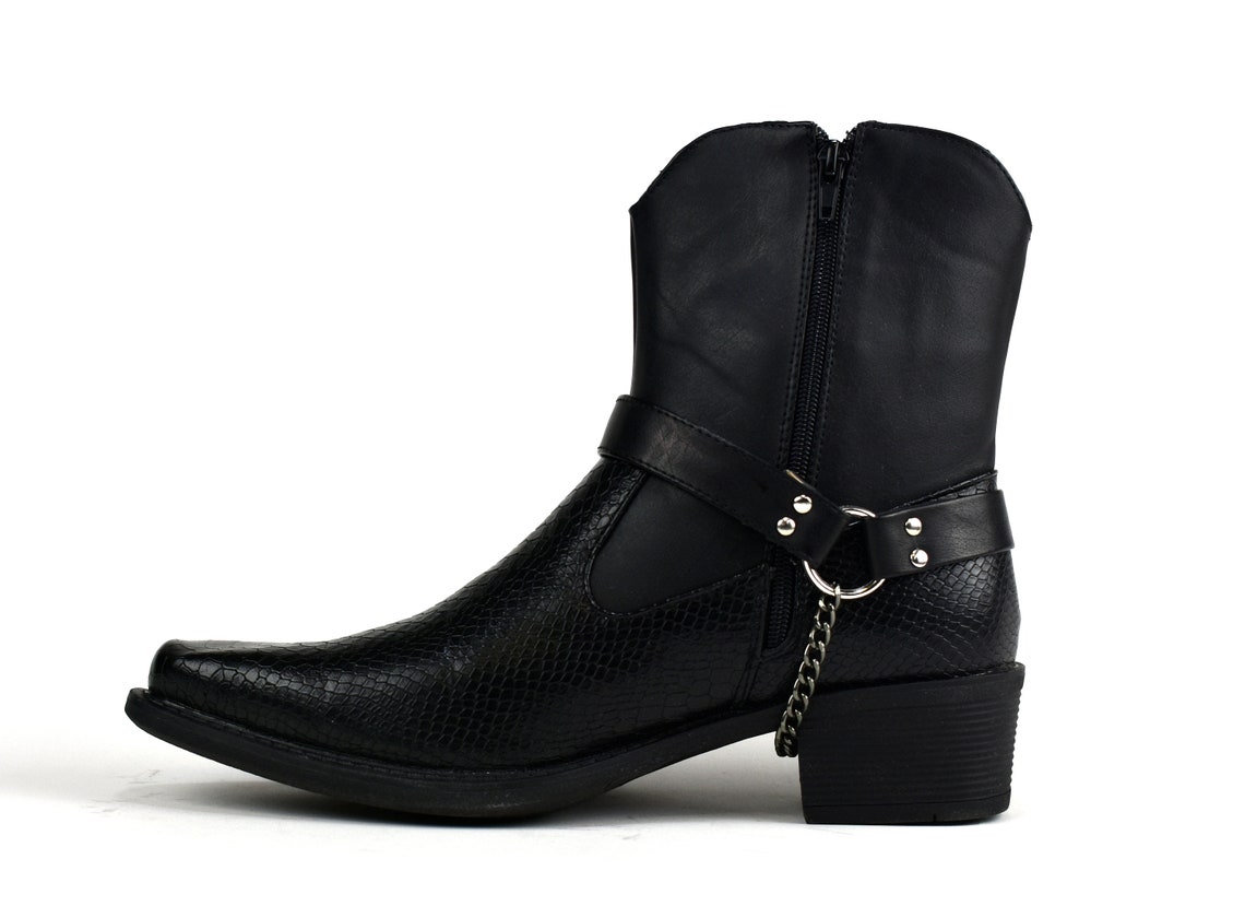 mens cuban heel boots uk
