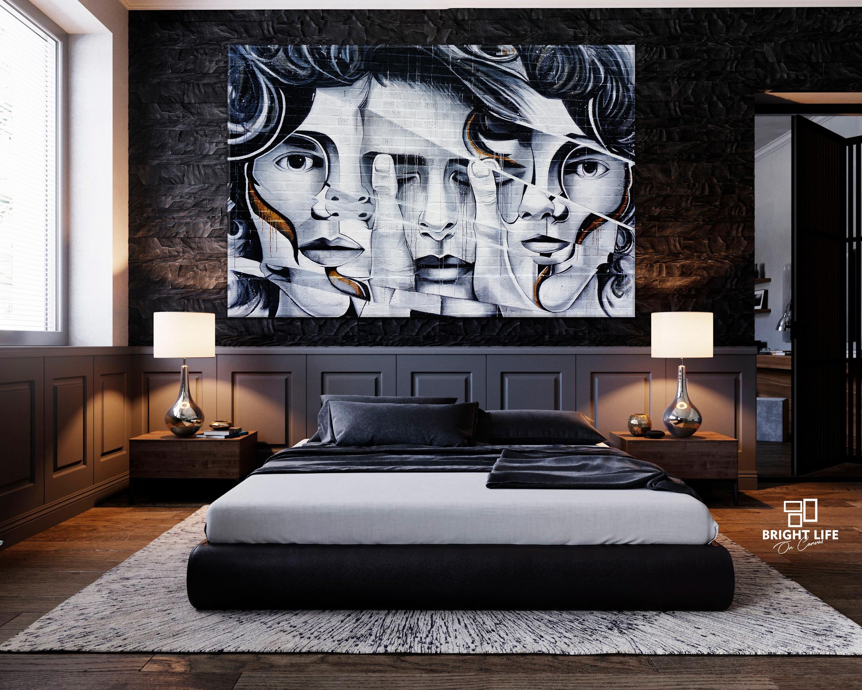 Street Art Canvas Prints Graffiti Art Canvas Prints Bedroom Etsy
