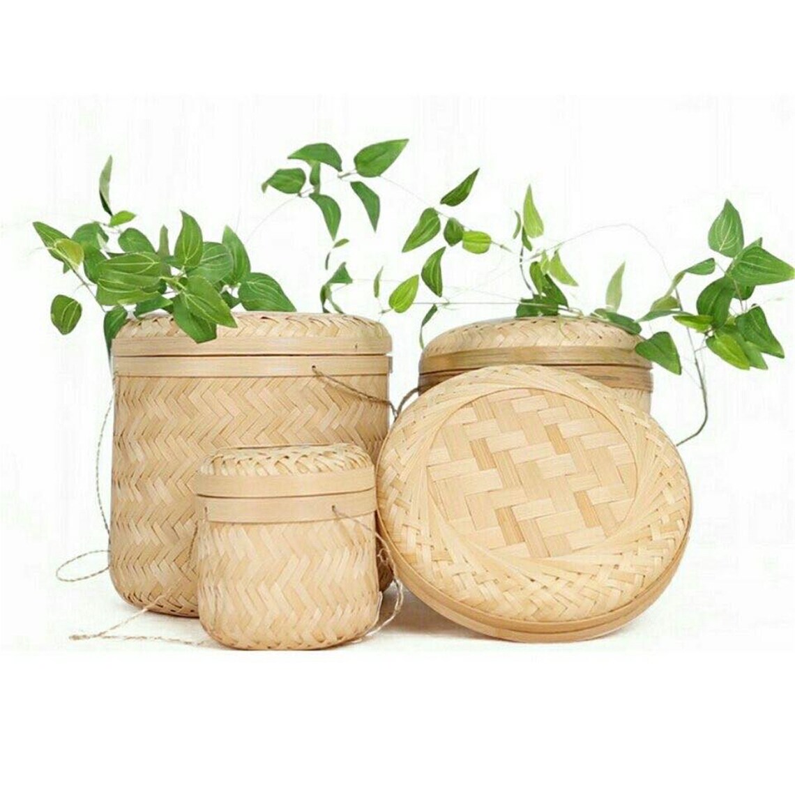 Pure handmade bamboo tea barrel tea packaging gift box candy Etsy