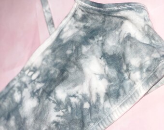 Marmor grau TIE DYE BRALETTE | Bralette | Sport BH | Tie Dye | bralette muster | tie dye bralette | Bralette Set | Bralette Top| Camis