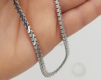 Silver Thick Chain, Chunky Silver Chain, Layering Silver Necklace, Christmas Gift For Her, Mother's Day Gift, Gifts For Mom, Gifts For Her