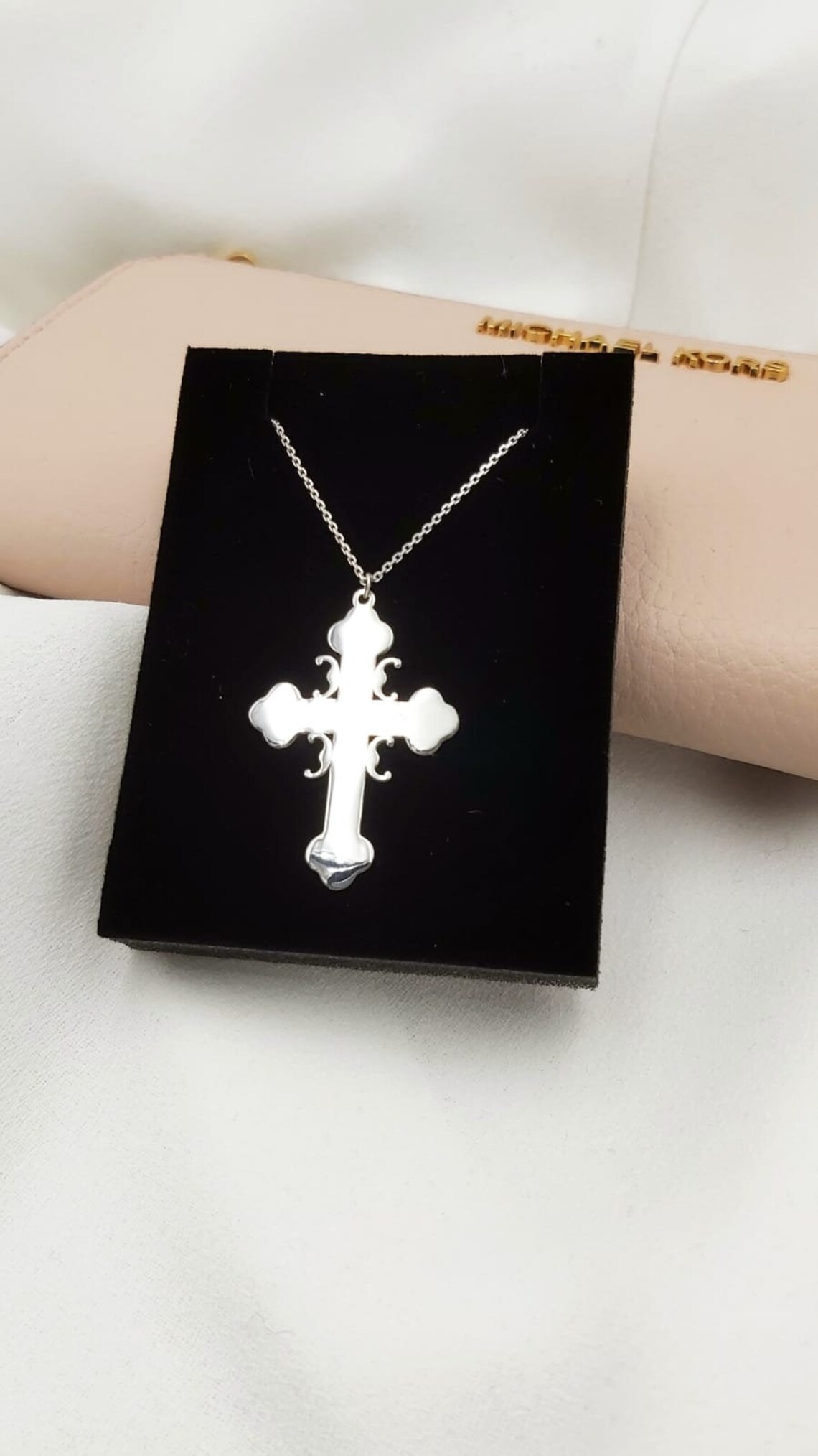 Orthodox Cross Pendant Serbian Orthodox Cross Necklace Gold Etsy