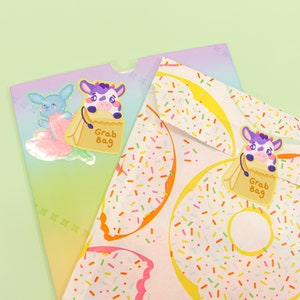 Mystery Grab Bags ~ Surprise Kawaii Art Pack ~ Discounted Sticker Bag ~ Lucky Dip Stationery ~ Samples ~ Cute Variety Set ~ Memo Papers