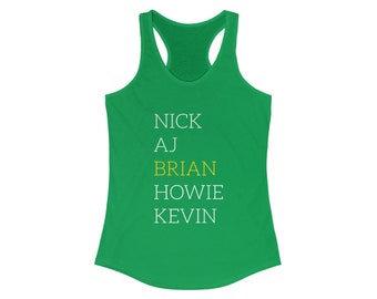 Women's Backstreet Boy Name Tank < BRIAN > , BSB, Backstreet Boys/Tank Top BSB loving fan muscle tank