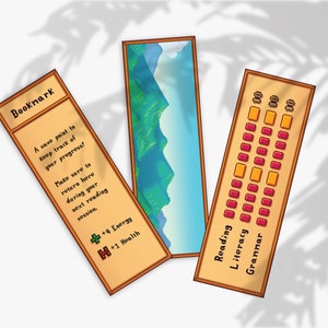 Stardew Valley Inspired Bookmarks Set of 3 Pack