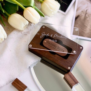 Engraved usb box - Wood box for usb | Usb flash drive | Wood usb stick | Usb for photographer | Personalized usb box