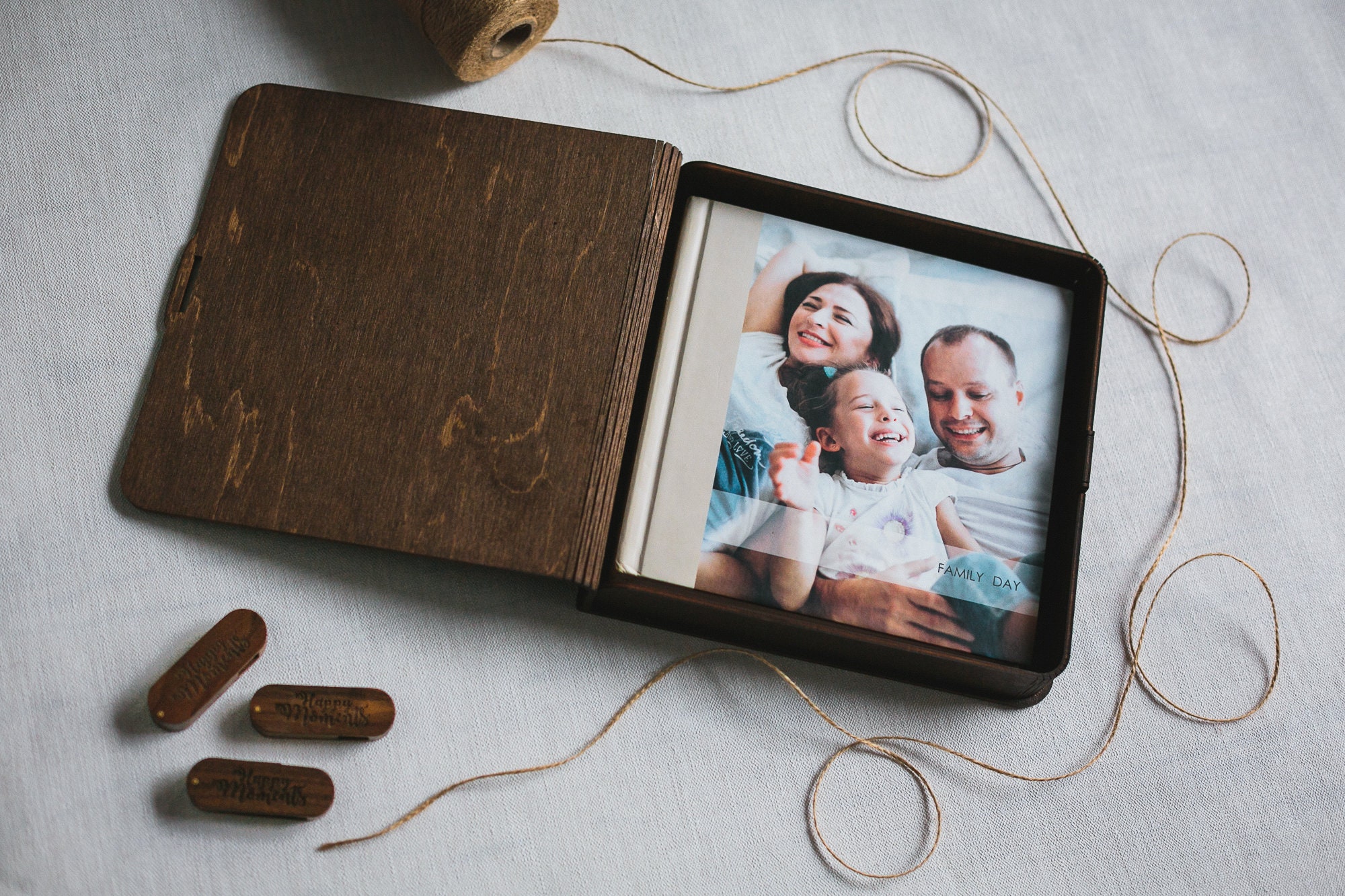 Set of 5 Boxes Custom Wedding Photo Album Box for Etsy