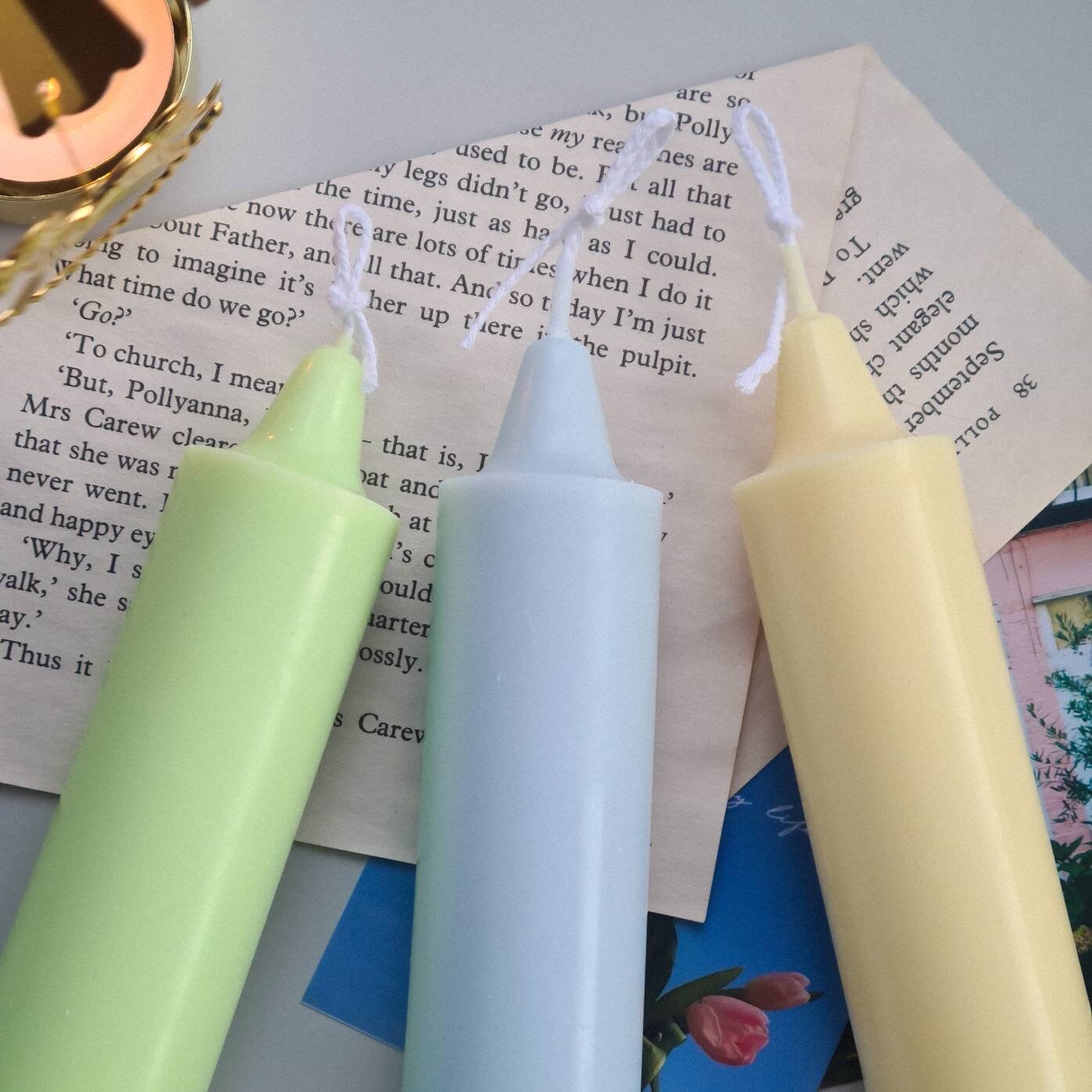 Crayon Candle Scented Soy Wax Candle Room Decor Pastel Etsy UK