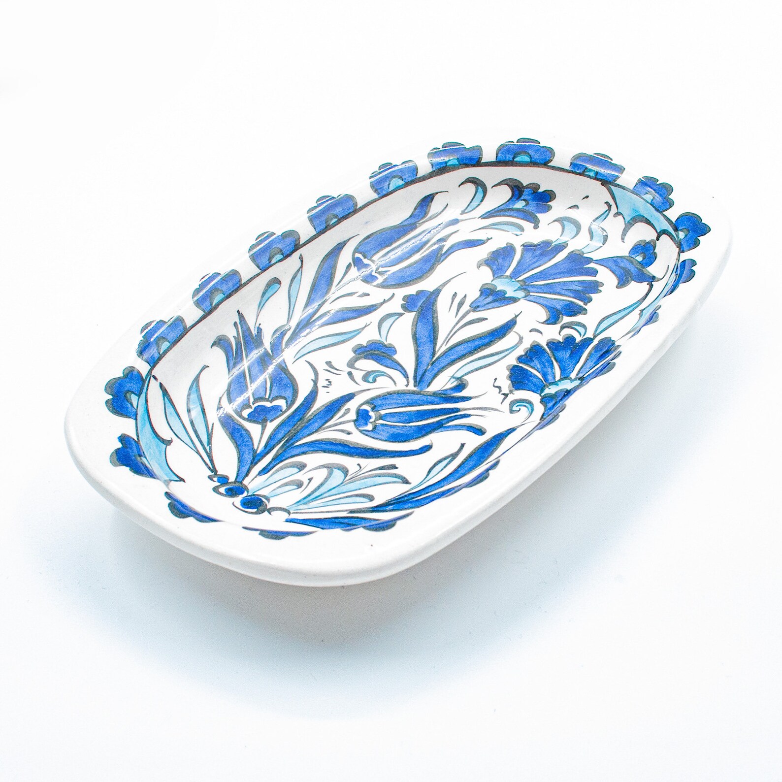 Appetizer oval plate Ceramic serving dish Handmade pottery Etsy