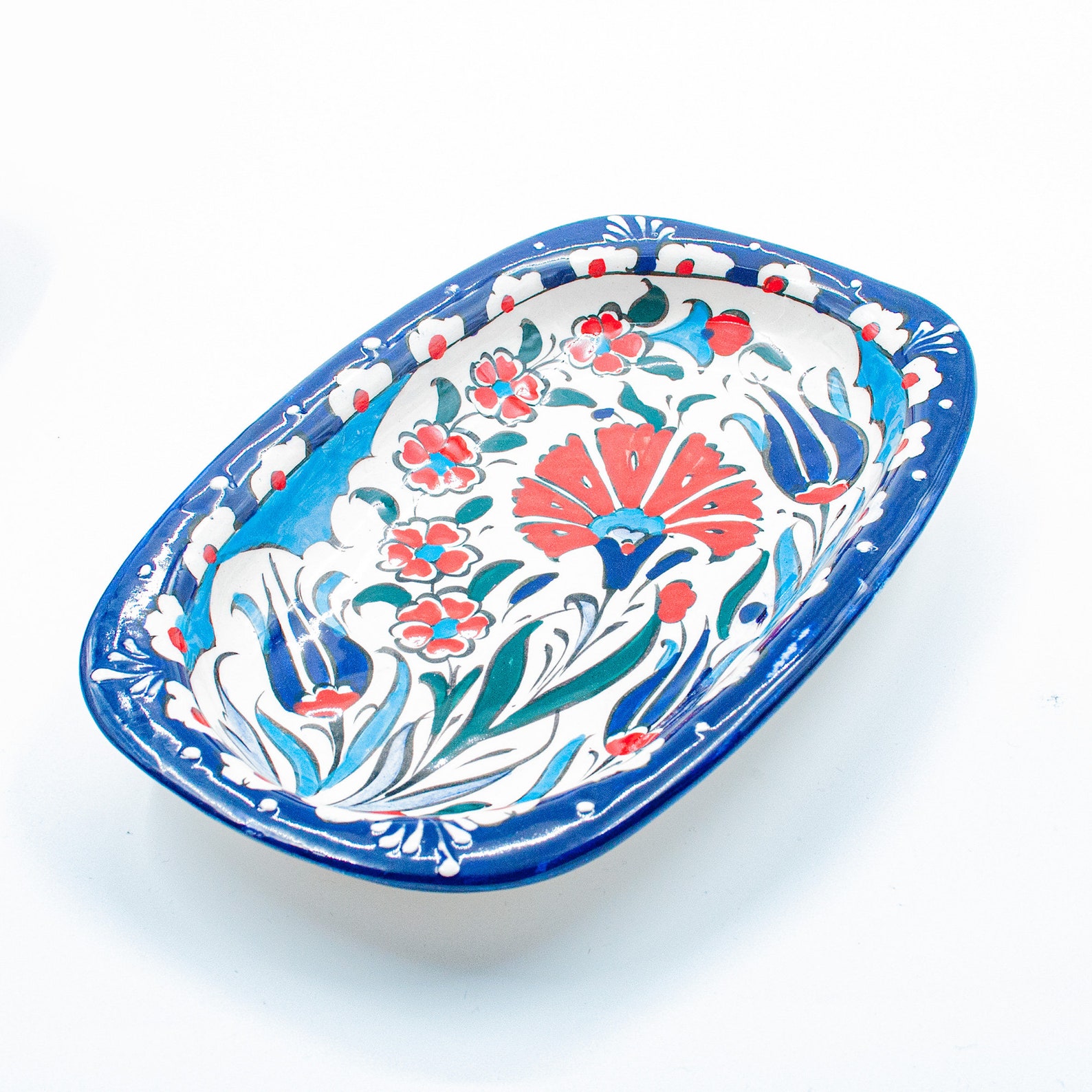 Appetizer oval plate Ceramic serving dish Handmade pottery Etsy