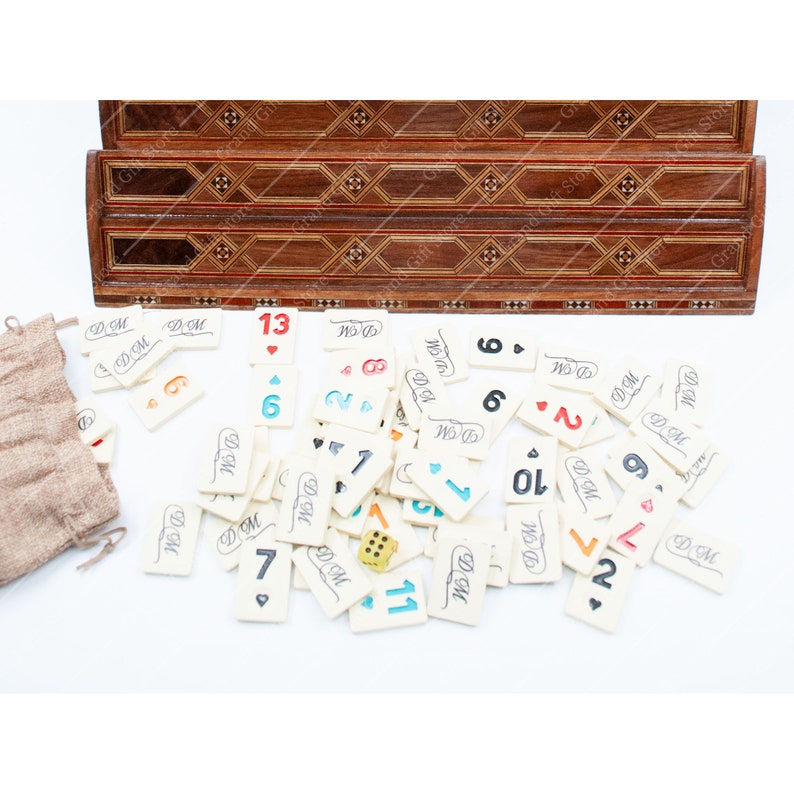 Personalized Rummikub Custom Rummikub Set Customized Etsy