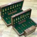 Personalized Magnetic Wooden Chess Set, Handmade chess sets with board, Foldable chess set board, Travel Chess set, Handmade Chess board 