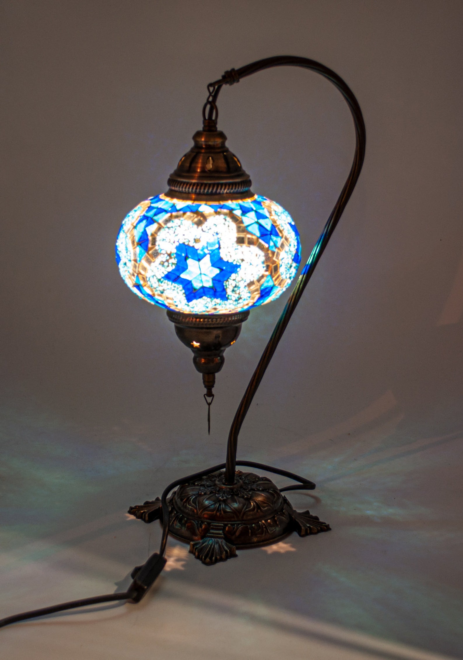 Hand crafted Turkish mosaic Lamp shade Swag 6.5 Handmade Etsy