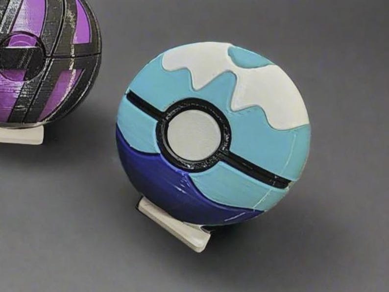 Pokemon GO Plus+ 3D Gedruckte Hülle — Sleeper & Regular Fit, Benutzerdefinierte Pokeball Design Cover, Autocatcher Schutzhülle, Pokemon Trainer Geschenk Dive Ball