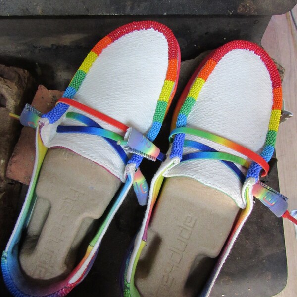 Beaded Hey Dudes Etsy