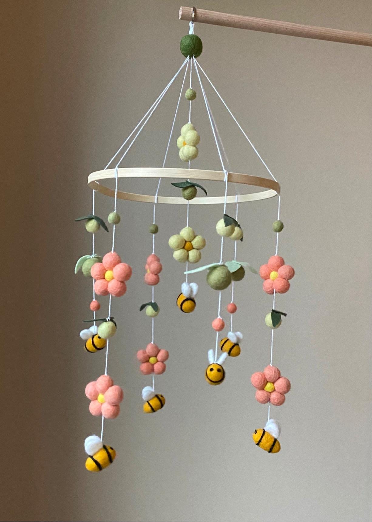 daisy mobile/ bee mobile/ fruit mobile/ baby girl mobile/ flower crib mobile/ baby mobile/ Nursery Mobile/ Crib mobile/ cot mobile