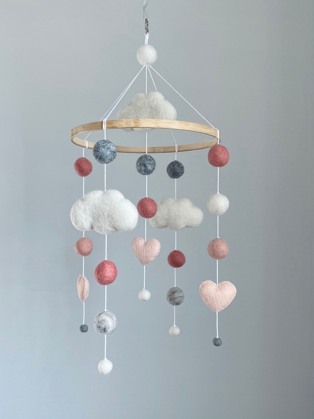 Baby Girl Mobile/ Baby Mobile/ Nursery Mobile/ Handmade Mobile/baby ...