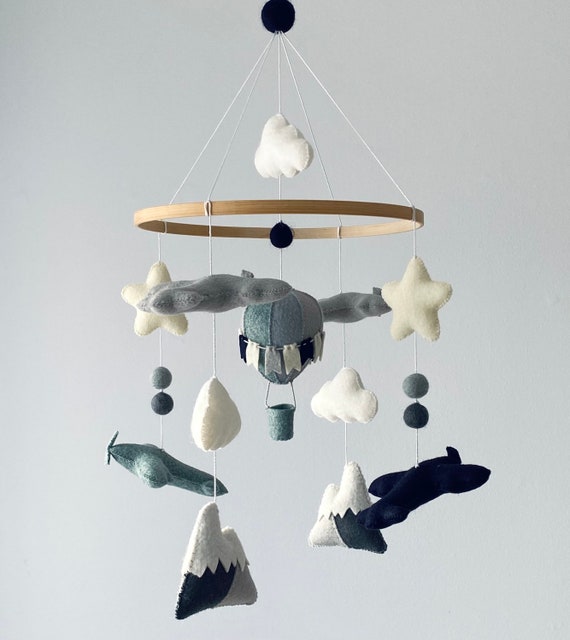 Aeroplane cot mobile sale