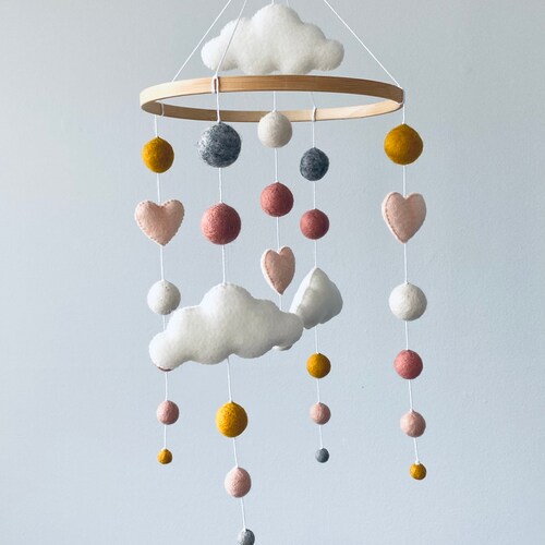 DIY Mobile Kit Create Your Own Baby Mobile Cloud and Stars Etsy