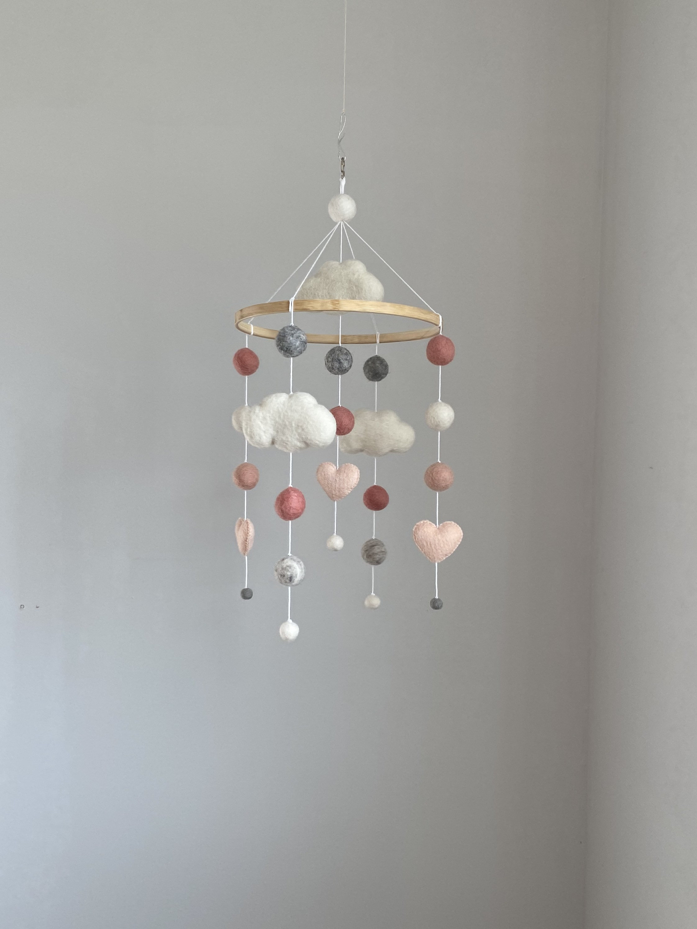 Baby girl mobile/ Baby Mobile/ Nursery Mobile/ Handmade Etsy